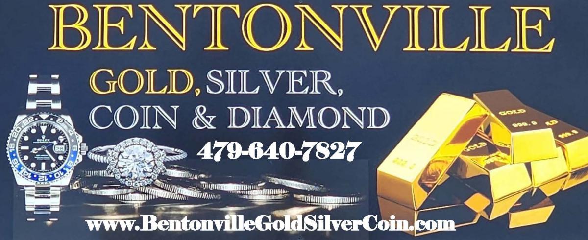 Bentonville Gold Silver Coin and Diamond